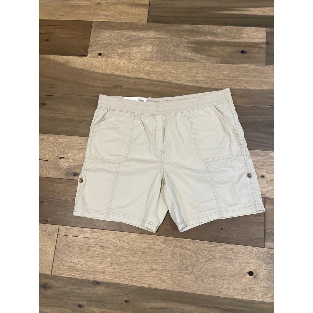 Classic Apparel Khakis & Company NWT Size 16 Lightweight Khaki Shorts Sand Color
